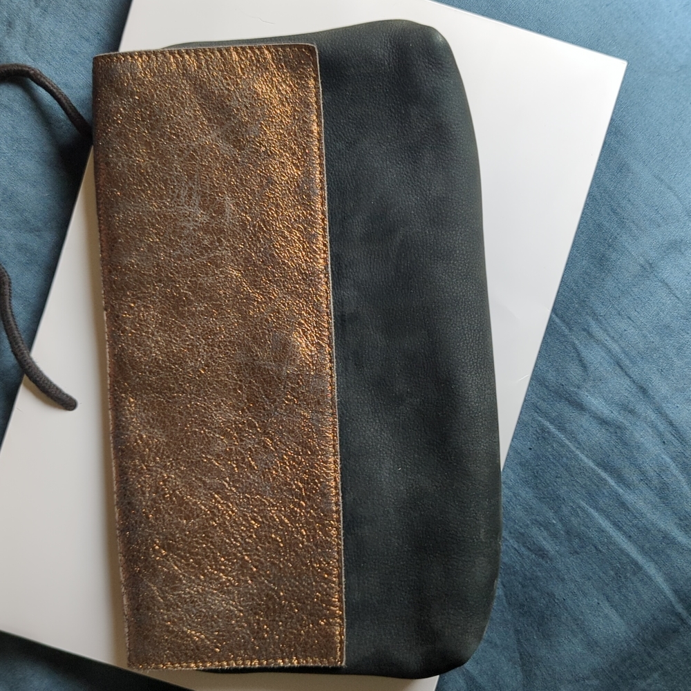 Anthropologie Leather Clutch
